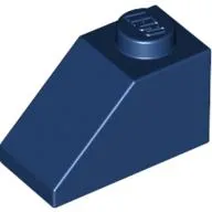 Slope 45° 2 x 1 with Bottom Pin