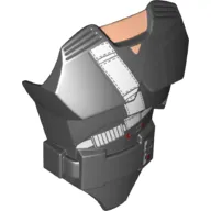 Large Figure Torso Cover with Raised Belt and Robes Print (Chirrut)