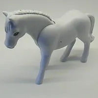 Belville, Animal, Horse, with Light Gray Top and Dark Orange Bottom Eyelids, Small Glints Print