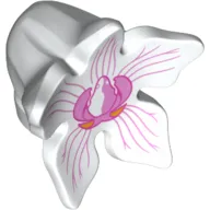 Minifig Creature Head, Demogorgon with Flower/Orchid print