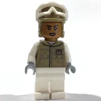 Rebel Trooper in Hoth Uniform, Dark Tan Hat, Medium Nougat Head