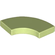Tile 2 x 2 Curved, Macaroni