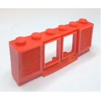 1 x 6 x 2 with Shutters with Extended Lip and Solid Studs, no Glass