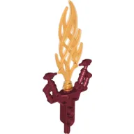 Large Figure Weapon Hordika Blazer Claw with Bright Light Orange Flexible Flame End