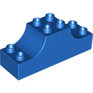 Duplo Brick 2 x 6 x 2 with Curved Ends