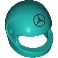 Helmet, Standard with Mercedes Logo print