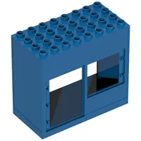 Duplo Building 4 x 8 x 6 with Front Door and Window