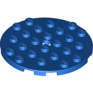 Plate Round 6 x 6 with Hole