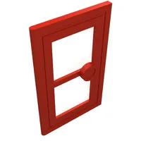 Door 1 x 3 x 4 with Glass