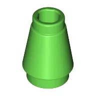 Cone 1 x 1 [Top Groove]