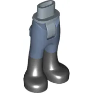 Minidoll Hips and Trousers with Back Pockets and Black Boots Print [Thick Hinge]