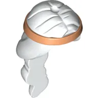 Hair Long with Headband Earth Orange Print