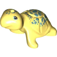 Animal, Turtle with Dark Turquoise Spots print