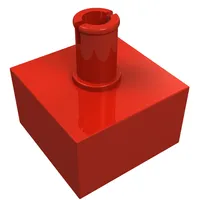 Brick Special 2 x 2 No Studs, Top Pin