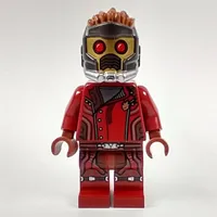 Star-Lord in Dark Red Outfit with Mask