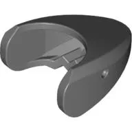 Animal Body Part, Shark Head with Rounded Nose, Molded Eyes