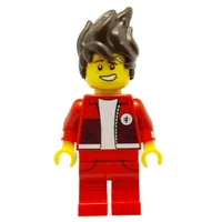 Kai with Hair and Open Red Jacket (LEGO Ninjago Movie)