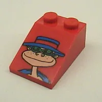 Slope 33° 3 x 2 Smooth with McDonald's Hamburglar Print