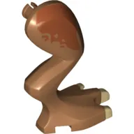 Animal Body Part, Dinosaur, Stygimoloch Leg, Right, with Pin, Tan Claws and Dark Orange Spots print