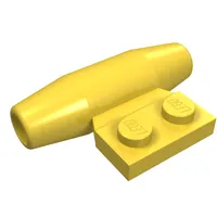 Engine - Smooth, Small 1 x 2 Side Plate [No Axle Holders]