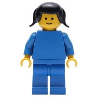 Woman - Blue Torso, Blue Legs