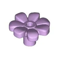 Plant, Flower, Minifig Accessory with 7 Thick Petals and Pin, Center Ring