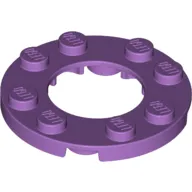 Plate Round 4 x 4 with 2 x 2 Round Opening