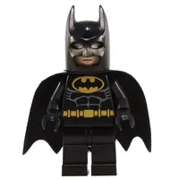 Batman, Black Suit, Black Cape and Cowl, Gold Batman Logo (56630 Cape)