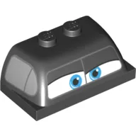 Windscreen 2 x 4 x 1 1/3 with Window and Eyes Print (Junior Moon)