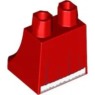 Hips and Legs Under Dress/Robe with White Fur print