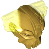 Large Figure Mask of Control with Marbled Trans-Neon Green Pattern