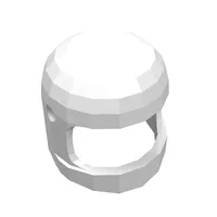 Helmet Classic with Thick Chin Guard and Visor Dimples