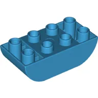 Duplo Brick 2 x 4 Curved Bottom