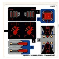 Sticker Sheet for Set 70319-1