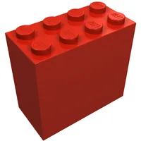 Brick 2 x 4 x 3 with 'LEGOLAND Deutschland Resort 5. Geburtstag 17. Mai 2007' Print