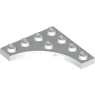 Plate Special 4 x 4 with 3 x 3 Quarter Round Cutout