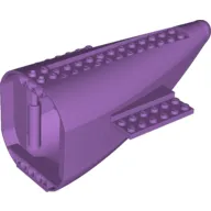 Aircraft Fuselage Curved Aft Section with Medium Lavender Base