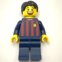 FC Barcelona Fan - Dark Blue Legs, Black Short Hair