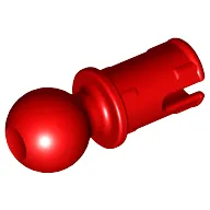 Technic Pin with Friction Ridges Lengthwise and Towball