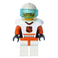 Hockey Player White Vest #2