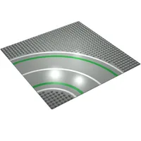Baseplate 32 x 32 with 7-Stud Curve with Road Print