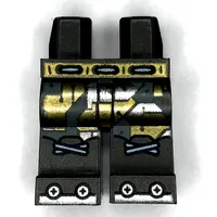 Hips and Pearl Titanium Legs with Gold and Silver Circuitry, Toes, Belt print