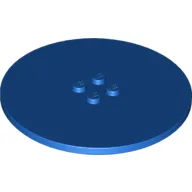 Plate Special Round 8 x 8 with 2 x 2 Center Studs with Groove