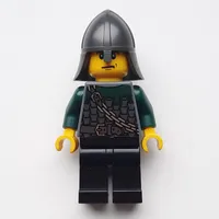 Dragon Knight, Dark Green, Helmet, Stern (Pearl Titanium)