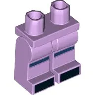 Hips and Lavender Legs with Dark Blue Knee Bands, Black Toes print