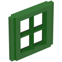 Window Pane 1 x 2 x 2 for Slotted Bricks