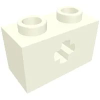 Technic Brick 1 x 2 with Axle Hole Type 2 [X Opening]