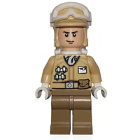 Rebel Trooper in Hoth Uniform, Tan Hat, Black Chin Line