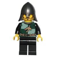 Dragon Knight, Dark Green, Pearl Titanium Helmet, Stubble