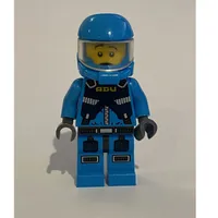 ADU Soldier, Snarl / Surprised, Dark Bluish Gray Hips